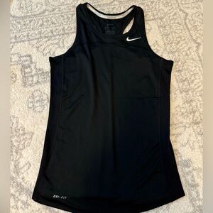 Nike Women's Black Dri-FIT Racerback Tank Top